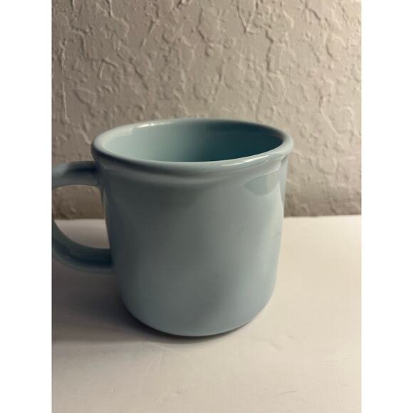 Rae Dunn WHITE CHRISTMAS ceramic Coffee Mug/tea Cup.Blue Holiday Mug. Camp Style - Picture 3 of 8